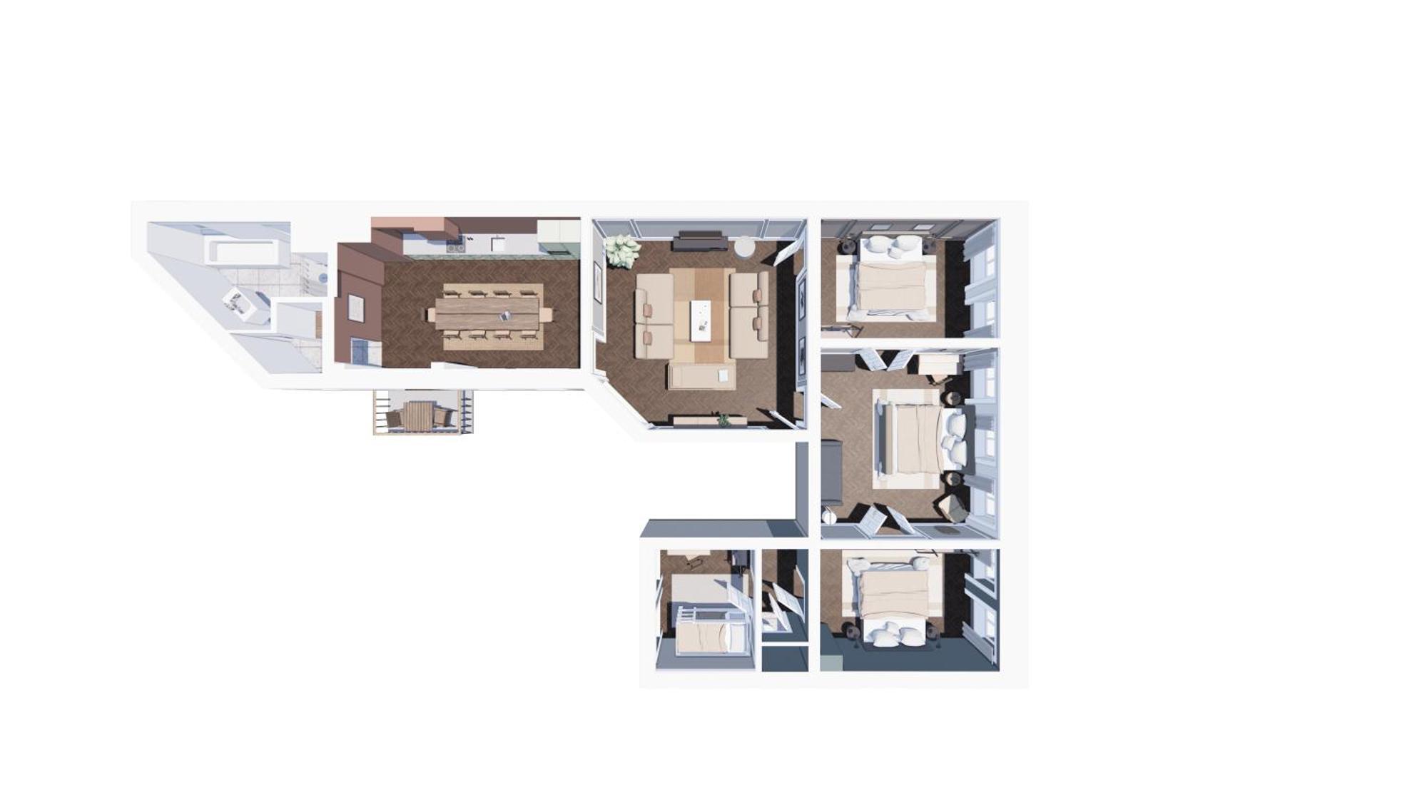 220Sqm Designer Apt - Copenhagen City Center - Private Balcony Luaran gambar