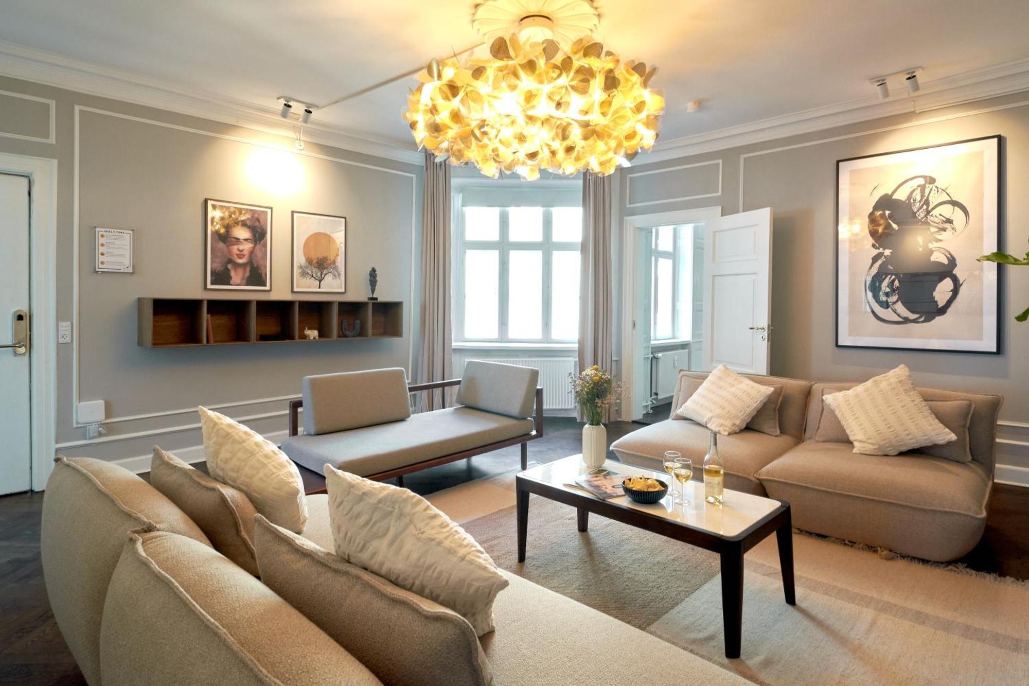 220Sqm Designer Apt - Copenhagen City Center - Private Balcony Luaran gambar